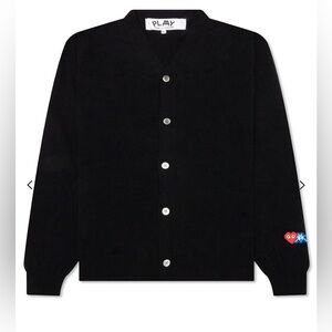 Comme des Garcons Black Knit Cardigan